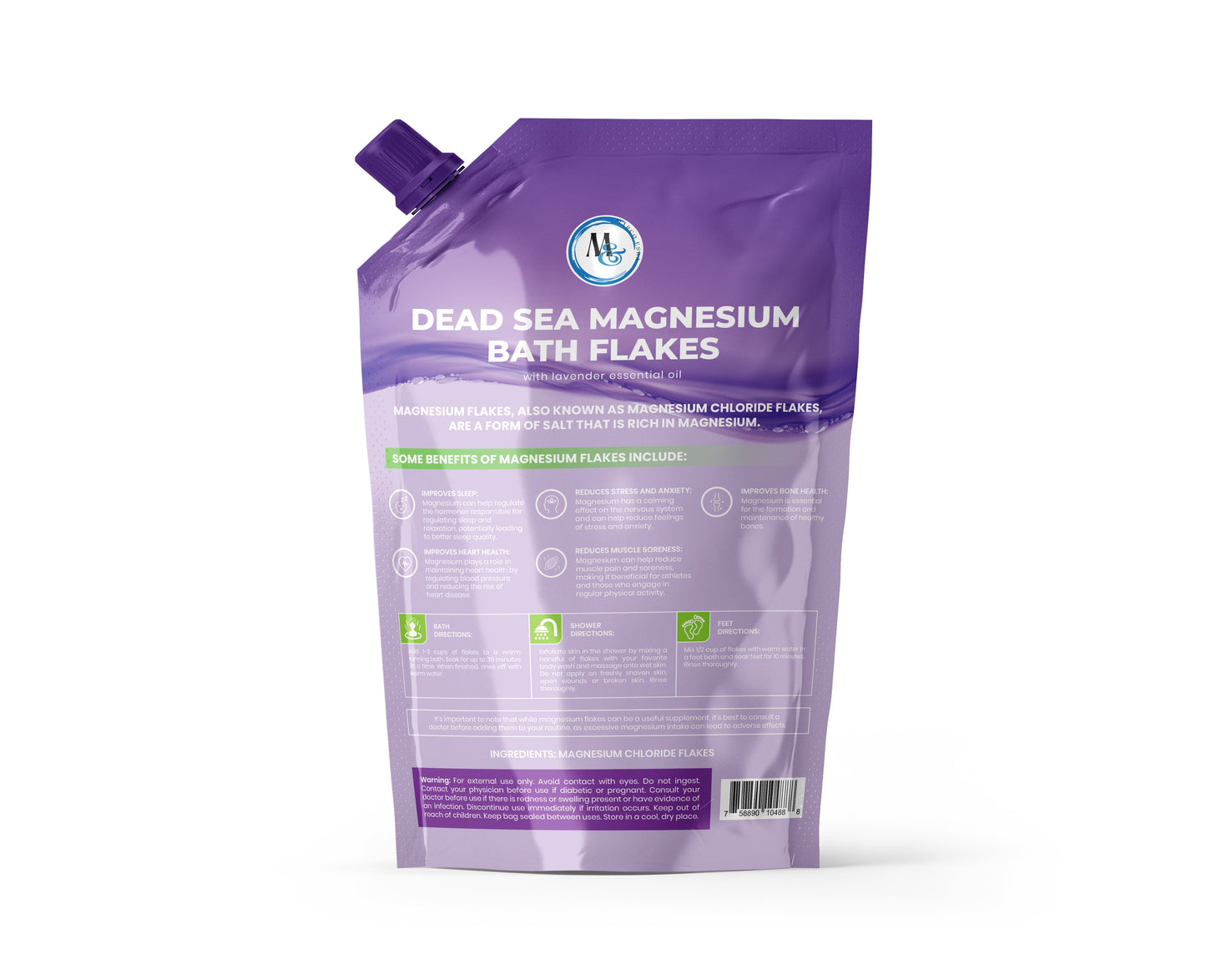 Marco Esra Dead Sea Magnesium Lavender Essential Oil 2lb.